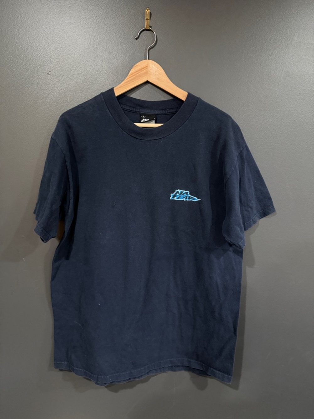 No Fear Navy Graphic Short-Sleeve Tee Large